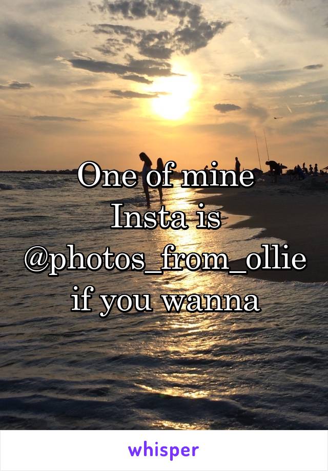 One of mine
Insta is @photos_from_ollie if you wanna