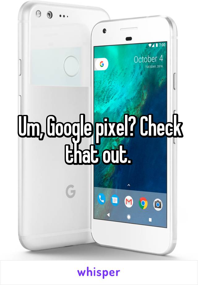 Um, Google pixel? Check that out. 