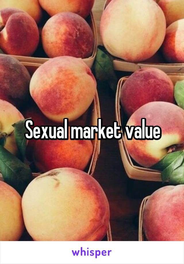 Sexual market value