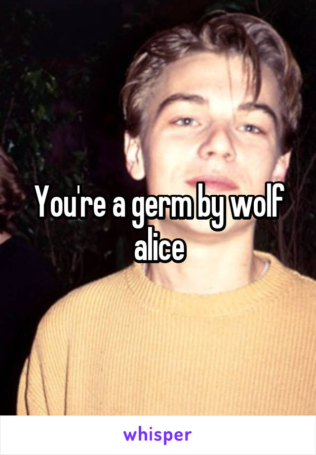 You're a germ by wolf alice