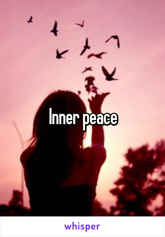 Inner peace