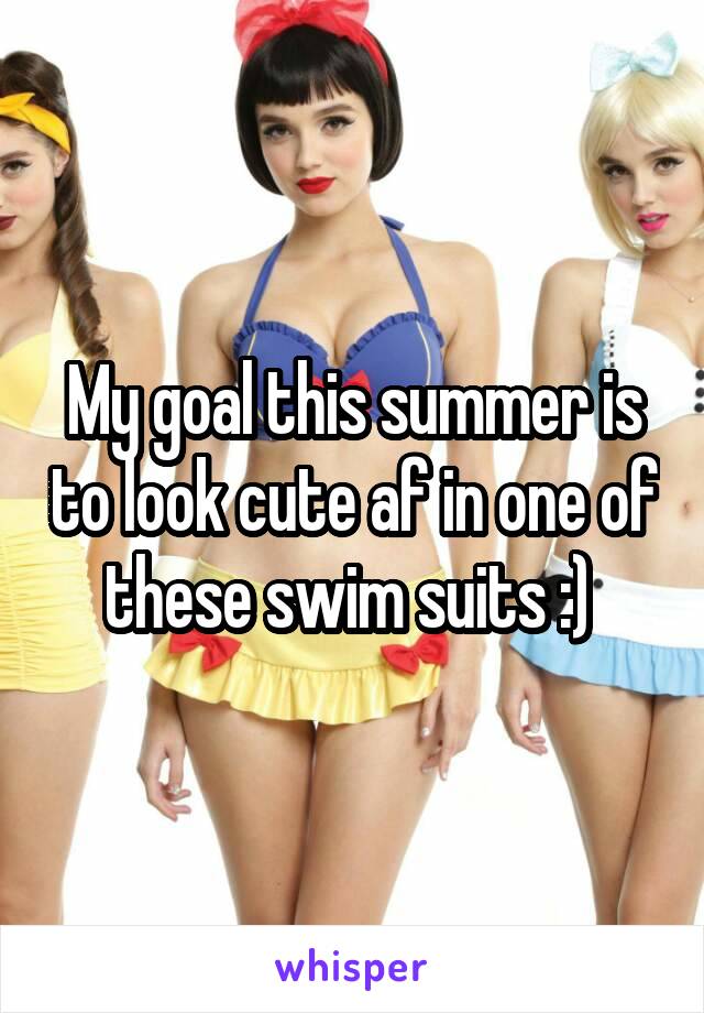 My goal this summer is to look cute af in one of these swim suits :) 