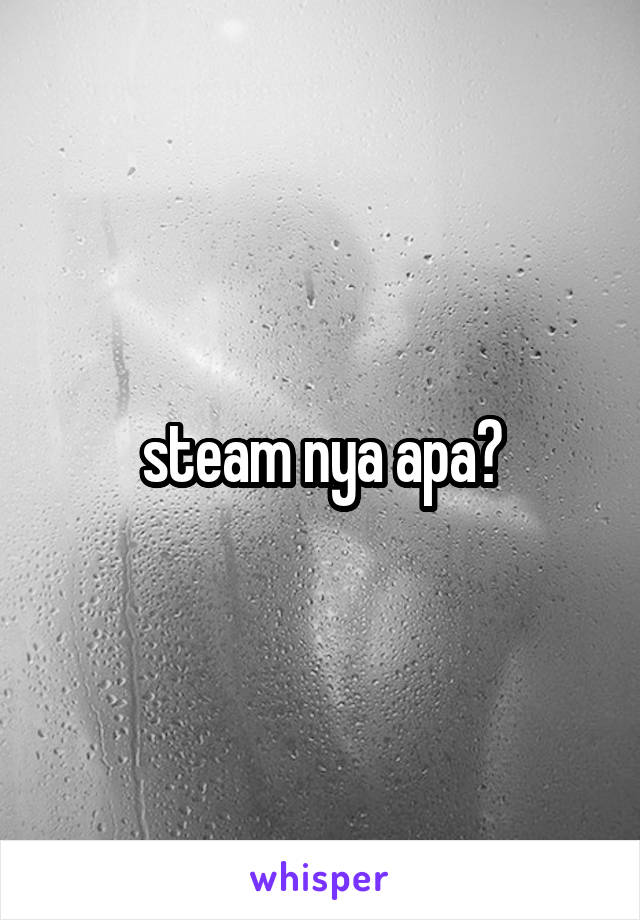 steam nya apa?