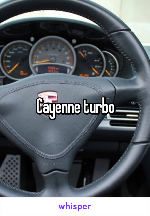 Cayenne turbo