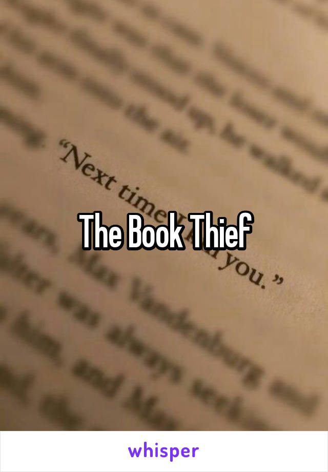 The Book Thief