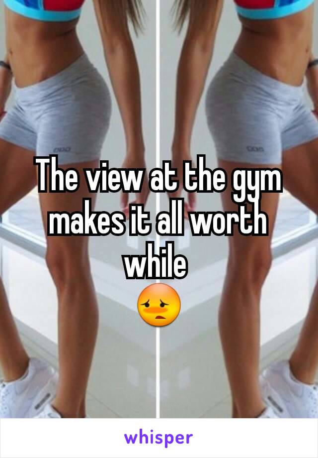 The view at the gym makes it all worth while 
😳