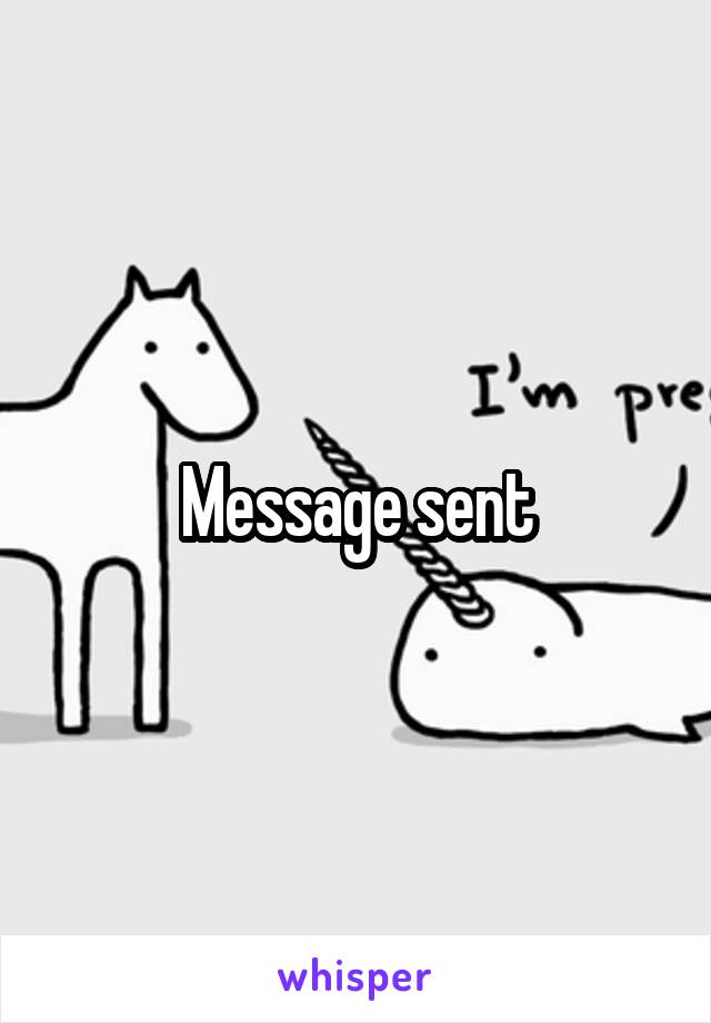 Message sent