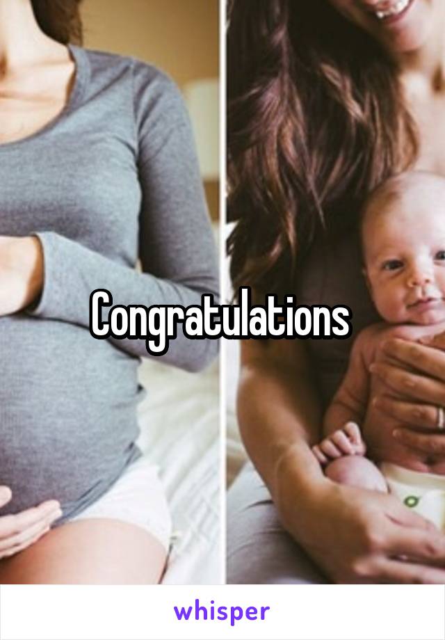 Congratulations 