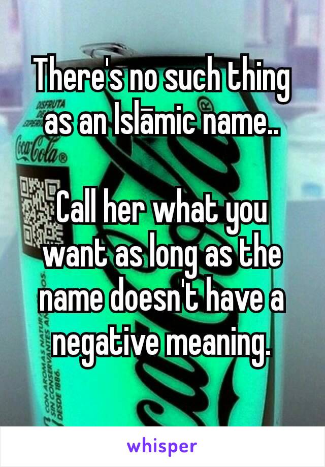 There's no such thing as an Islāmic name..

Call her what you want as long as the name doesn't have a negative meaning.