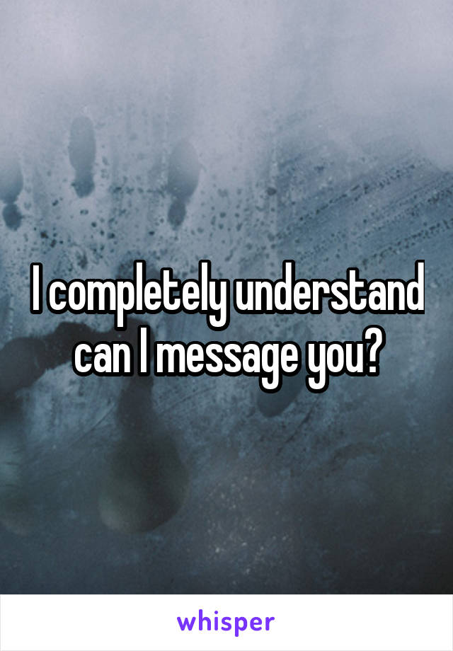 I completely understand can I message you?