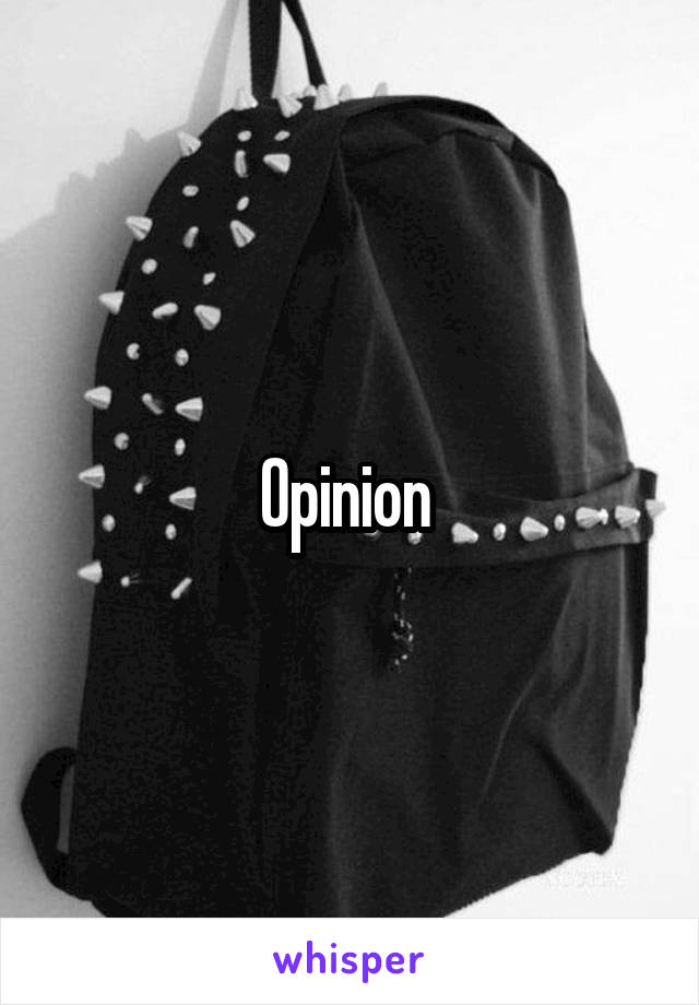 Opinion 