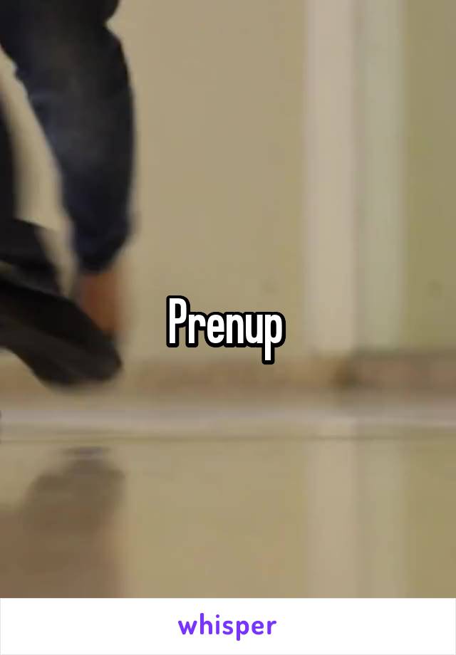 Prenup 