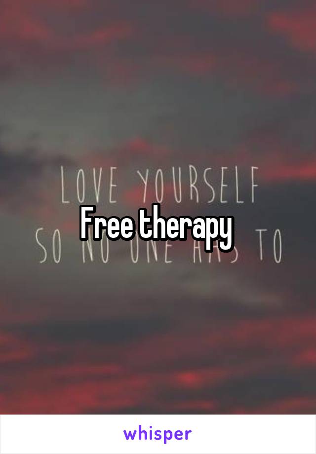 Free therapy 