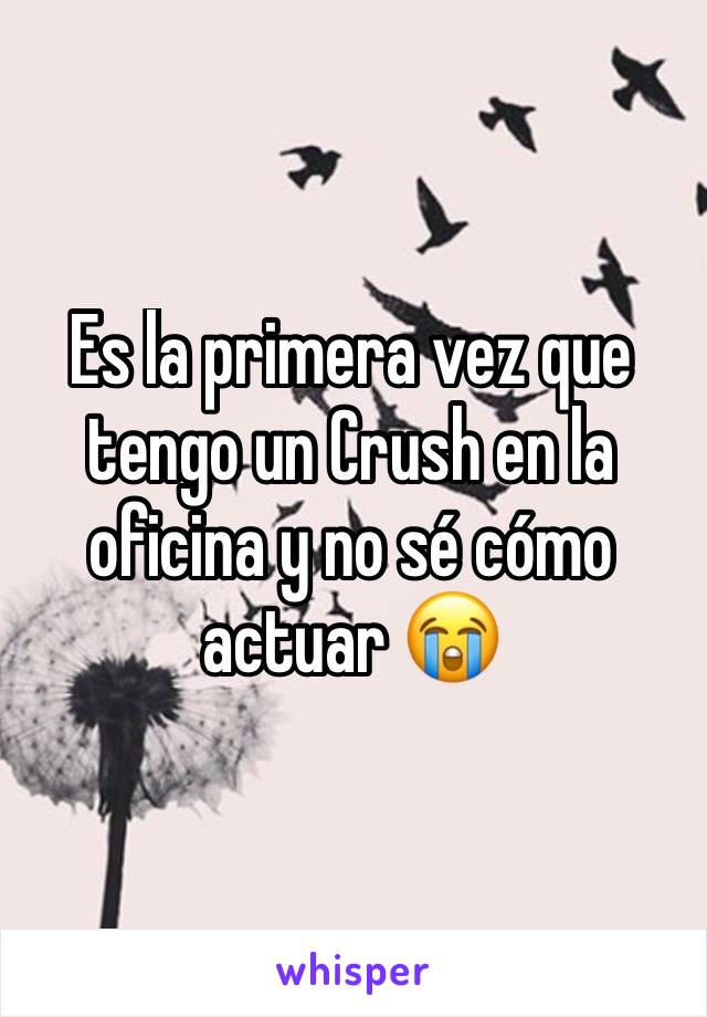 Es la primera vez que tengo un Crush en la oficina y no sé cómo actuar 😭