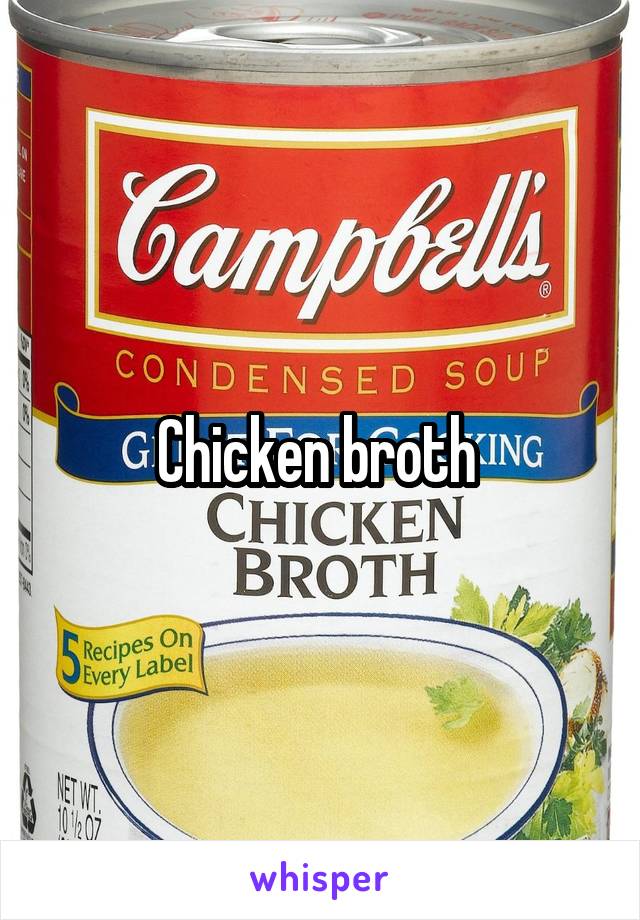 Chicken broth 