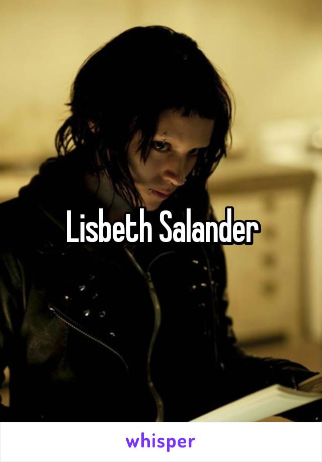 Lisbeth Salander