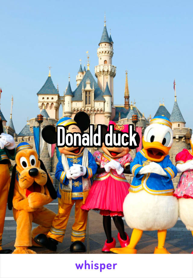 Donald duck