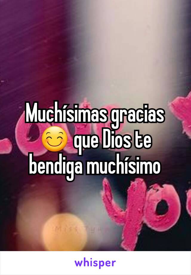 Muchísimas gracias 😊 que Dios te bendiga muchísimo