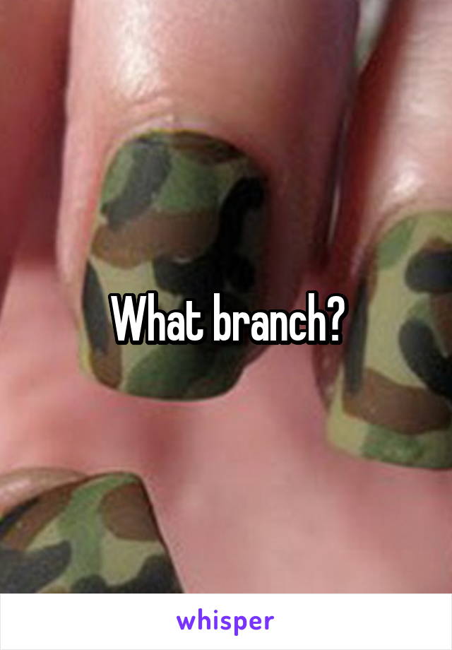 What branch?
