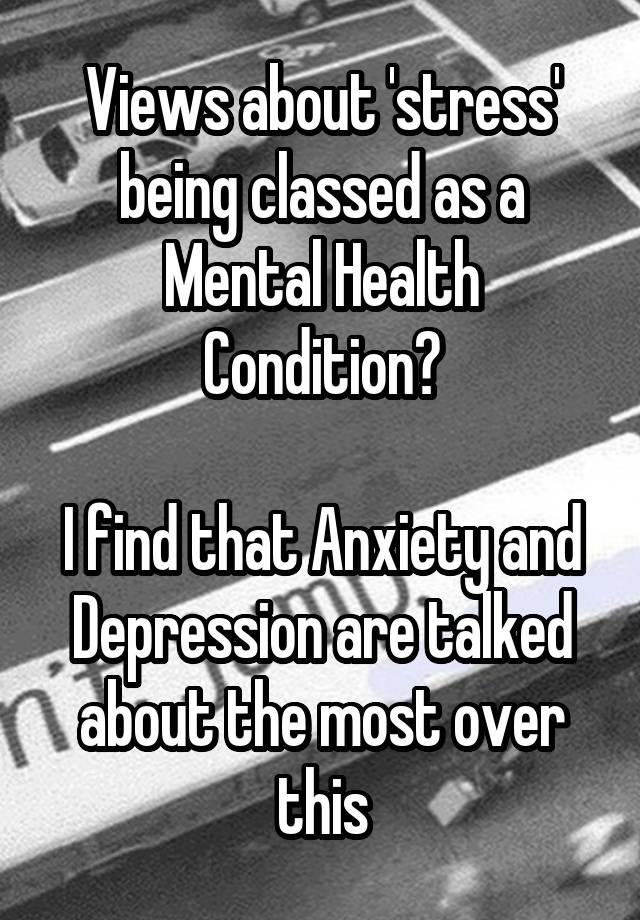 Is Anxiety Classed As A Mental Health Issue