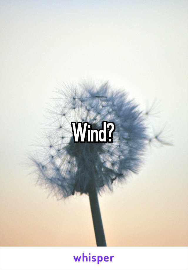 Wind? 