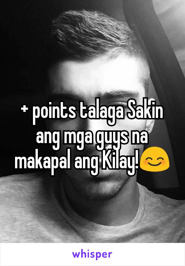 + points talaga Sakin ang mga guys na makapal ang Kilay!😊