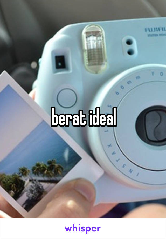 berat ideal