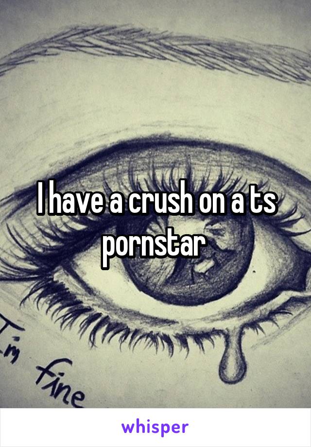 I have a crush on a ts pornstar 