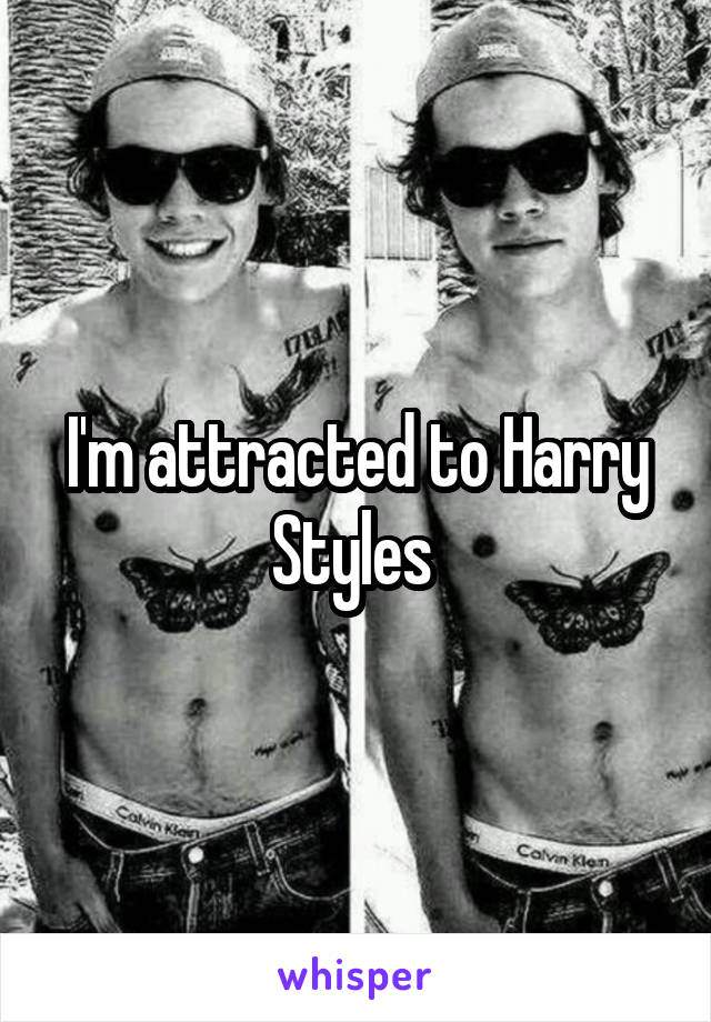 I'm attracted to Harry Styles 