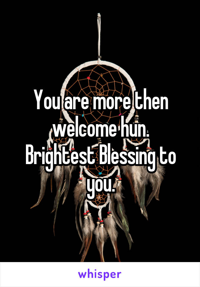 You are more then welcome hun.
Brightest Blessing to you.