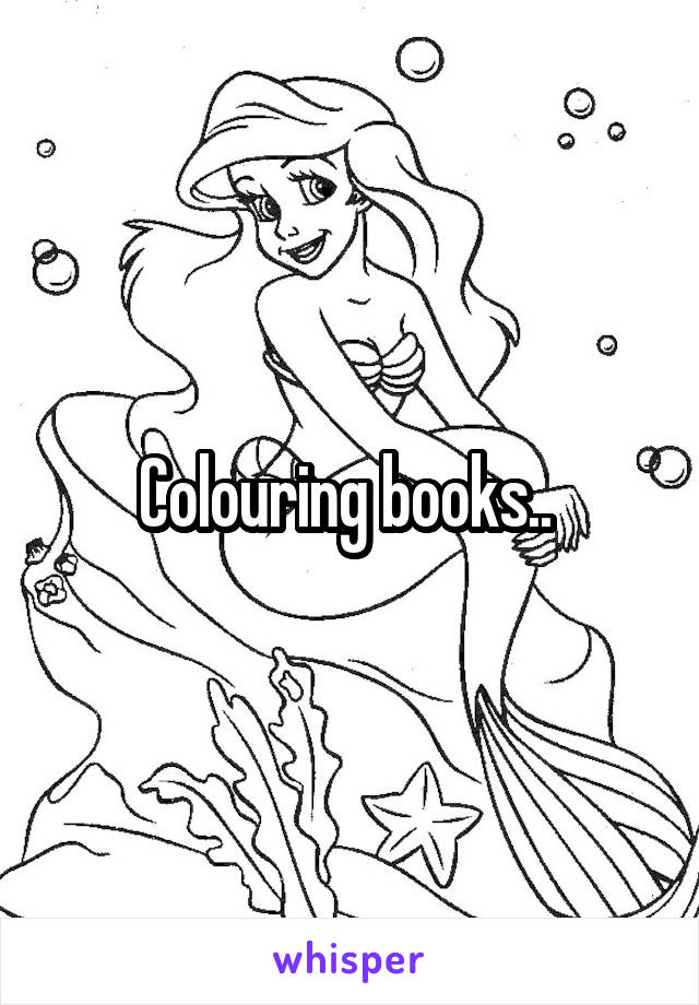 Colouring books.. 