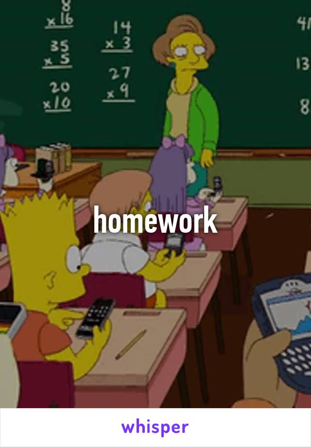 homework