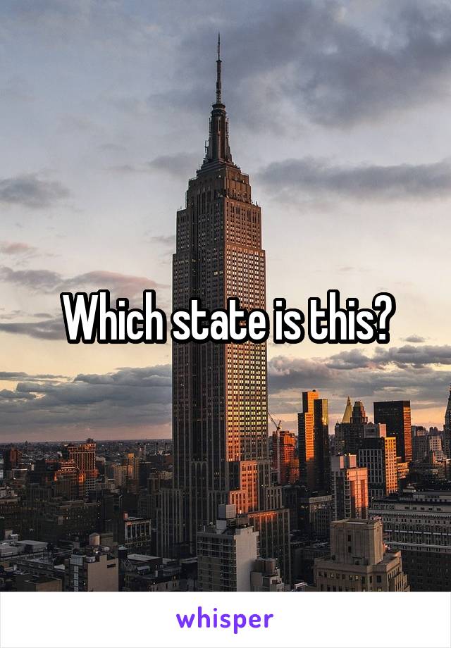 Which state is this?