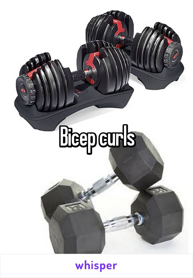 Bicep curls