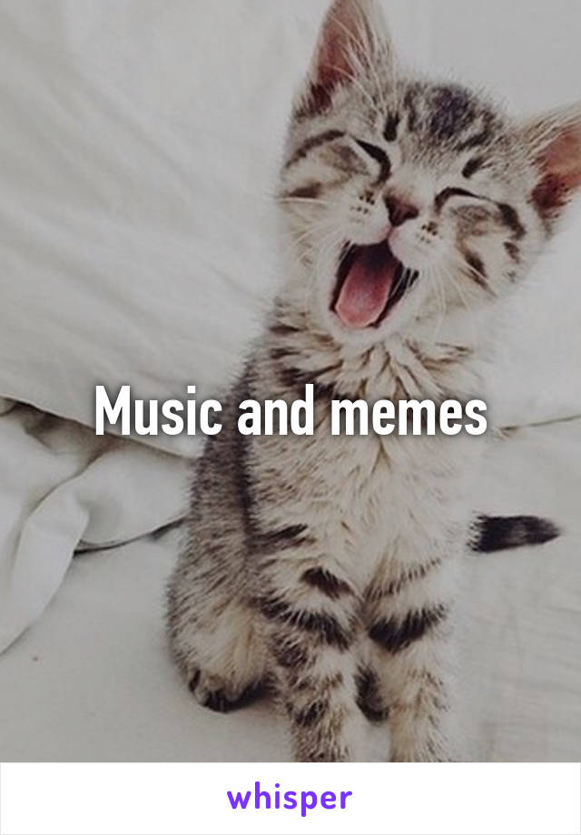 Music and memes