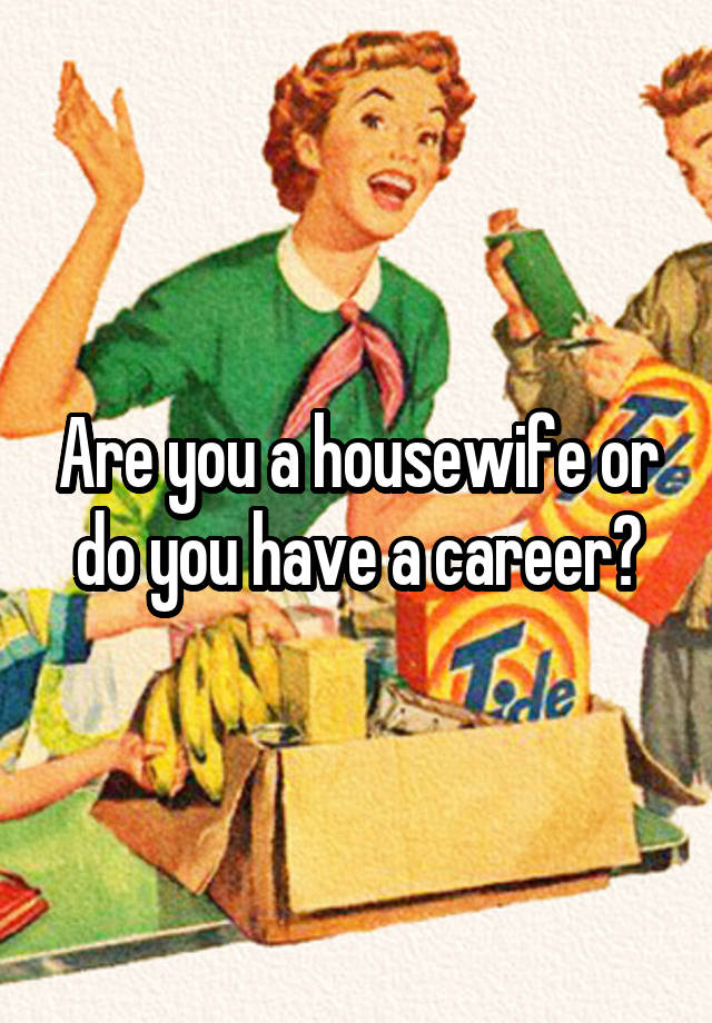 are-you-a-housewife-or-do-you-have-a-career