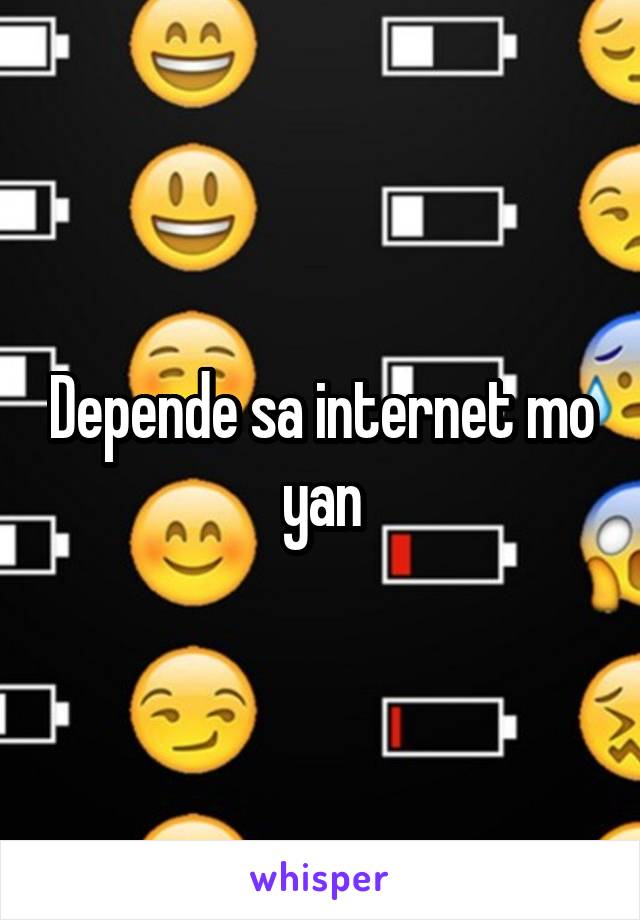 Depende sa internet mo yan