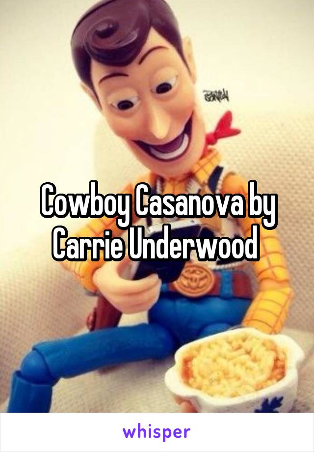 Cowboy Casanova by Carrie Underwood 