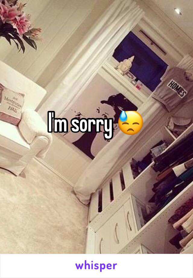 I'm sorry 😓 
