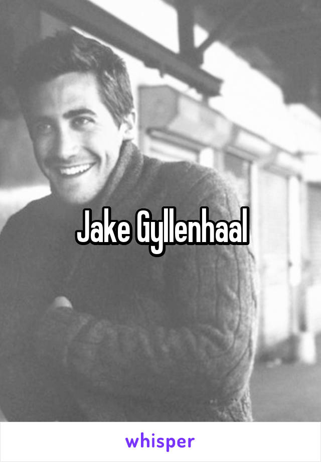 Jake Gyllenhaal