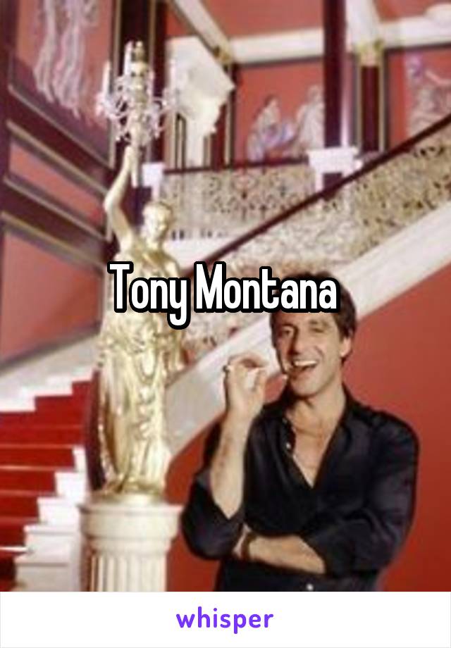 Tony Montana 
