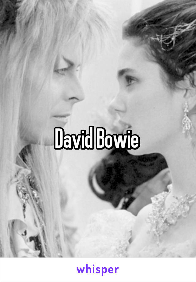 David Bowie 