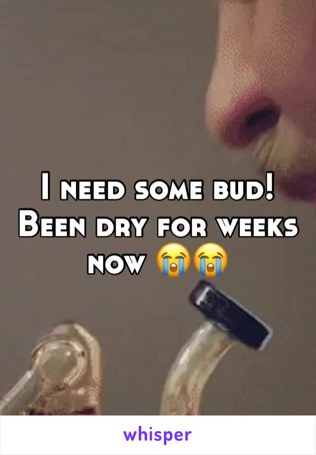 I need some bud! 
Been dry for weeks now 😭😭