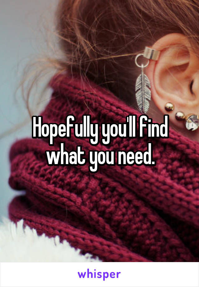 Hopefully you'll find what you need.