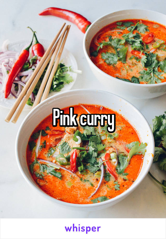 Pink curry