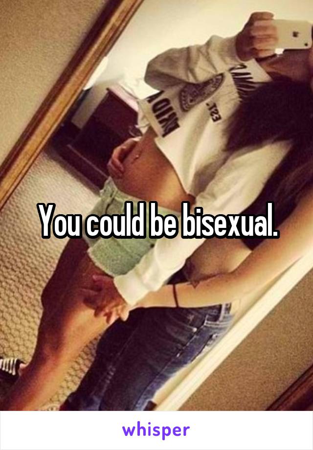 You could be bisexual.