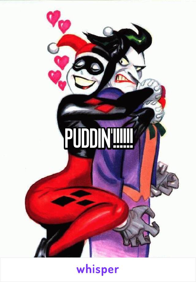 PUDDIN'!!!!!!