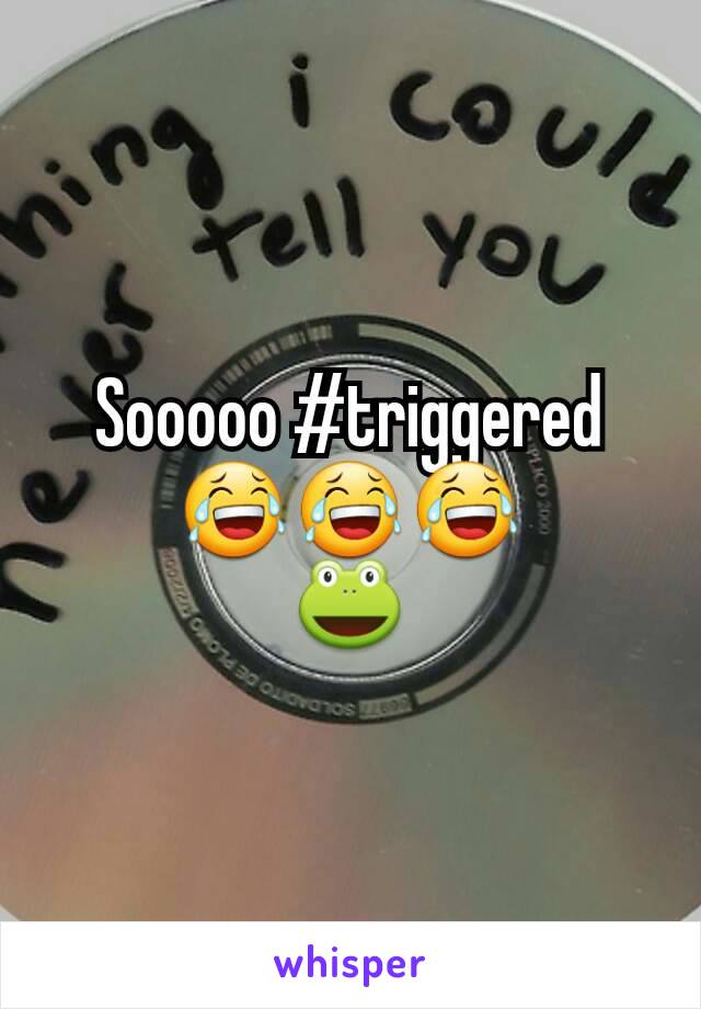 Sooooo #triggered 😂😂😂                  🐸