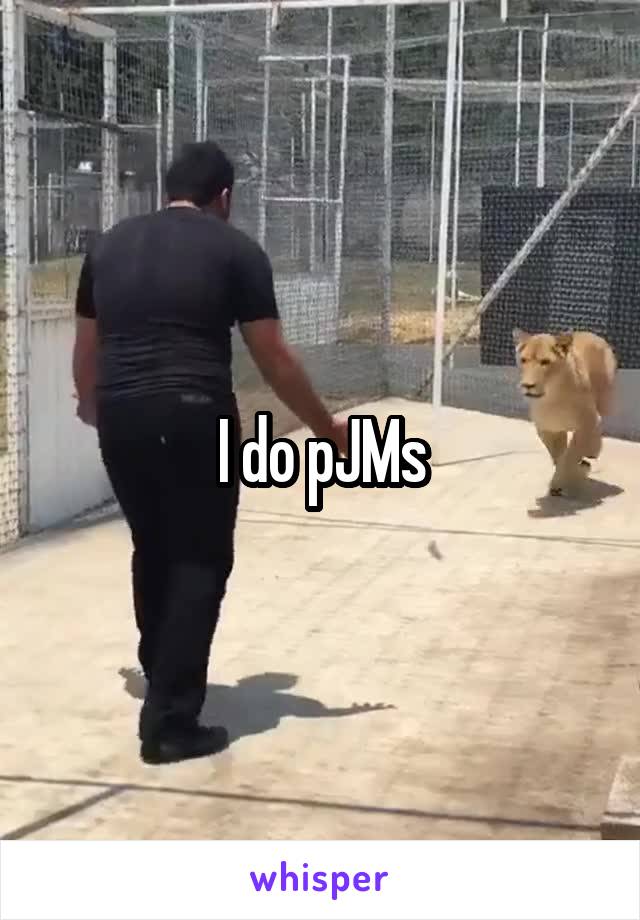 I do pJMs