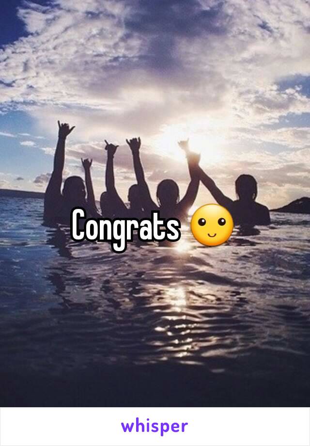 Congrats 🙂